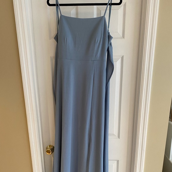 Birdy Grey Dresses Birdy Grey Benny Bridesmaid Dress In Dusty Blue